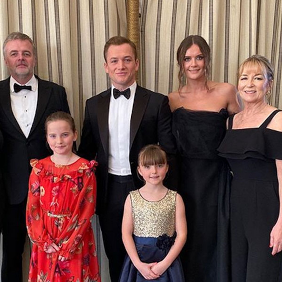Taron Egerton & All the Other Celebs Who Brought Family Members to the